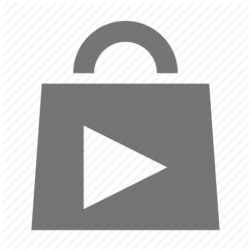 Bag, Play, Shopping, Video Icon
