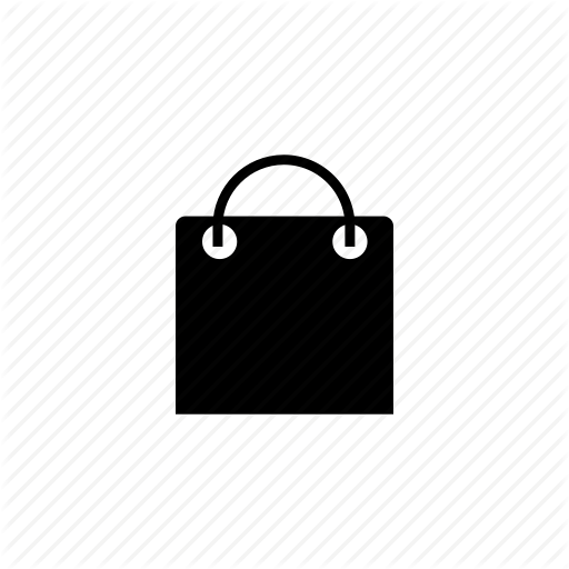 Google Play White Shopping Bag Icon