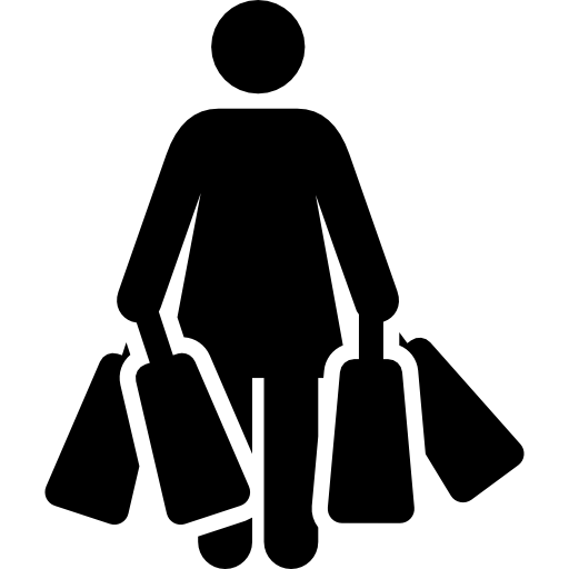 White Shopping Bag Icon