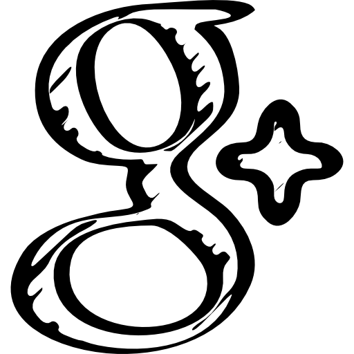 Google Plus Sketched Social Logo Icons Free Download