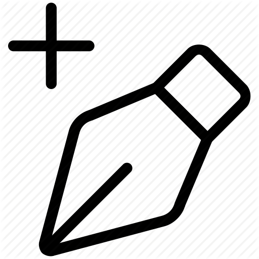 Add, Design, Fountain, Pen, Plus, Vectors Icon