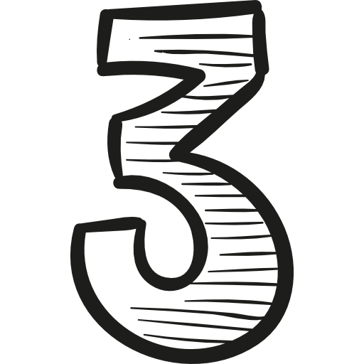 Numerical, School, Numbers, Student, Education, Three, Scholar Icon