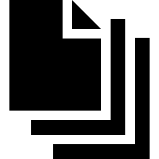 Pages, Page, Sheet, Black And White, Square, Interface, Rounded