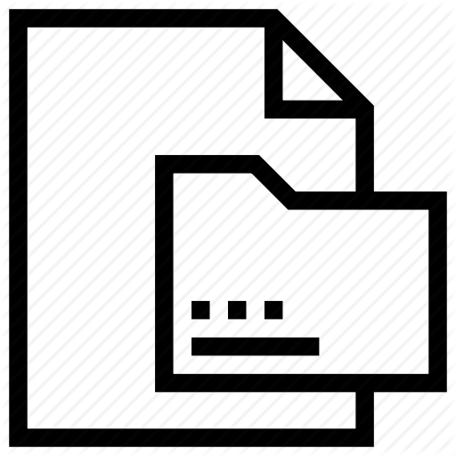 Document, File, Folder, Folder, Sheet Icon Icon
