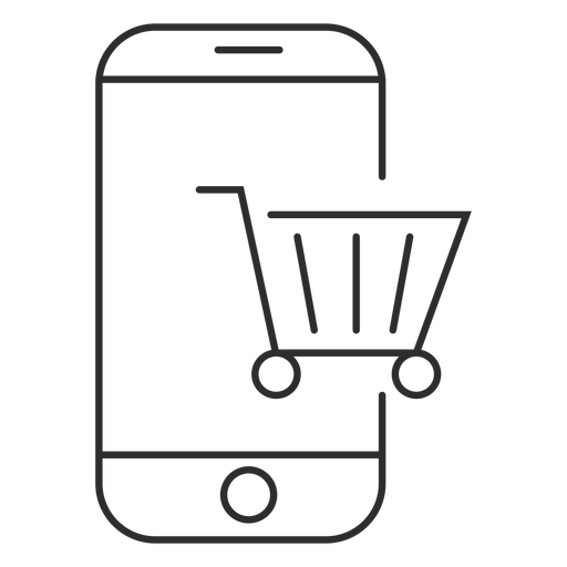 Mobile Shopping Icon