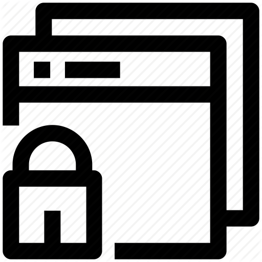 Browser, Lock, Secure, Security, Web Pages, Web Sites Icon