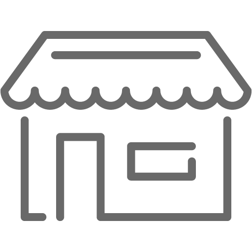 Dim Gray Store Icon