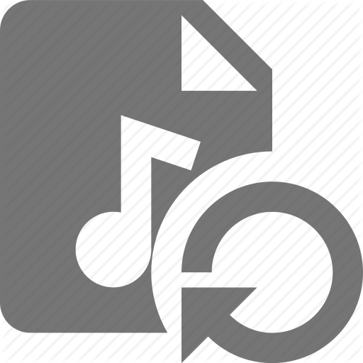 Audio, File, Music, Refresh, Reload, Sync Icon