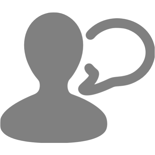 Gray Talk Icon