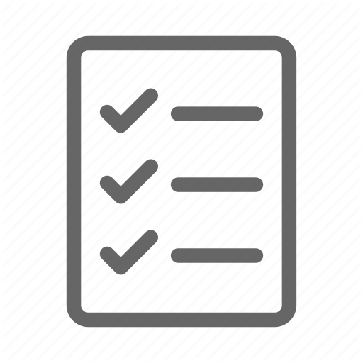 Checklist, Survey, Tasks Icon