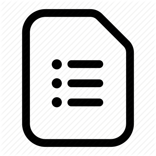 Agenda, File, List, Options, Tasks Icon