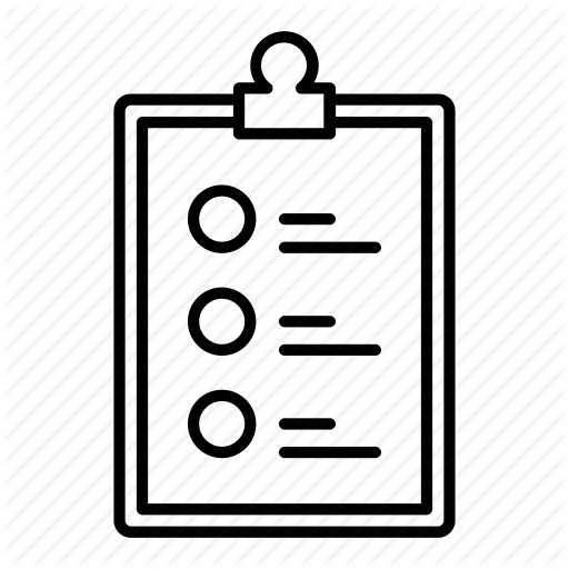 Checklist, Clipboard, Document, File, List, Task, Tasks Icon
