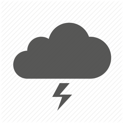 Cloud, Clouds, Forecast, Lightning, Storm, Weather Icon