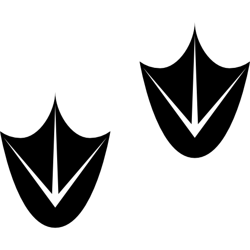 Goose Footprints Icons Free Download