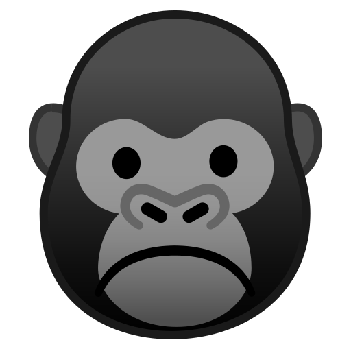 Gorilla Icon Free Of Noto Emoji Animals Nature Icons