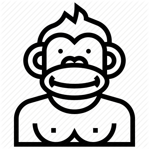 Animal, Avatar, Character, Gorilla, Monkey Icon