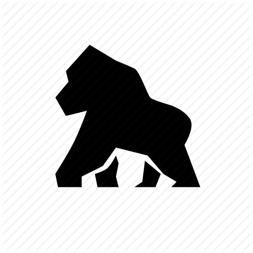 Animal, Gorilla, Jungle, Kongo, Nature, Wild Icon
