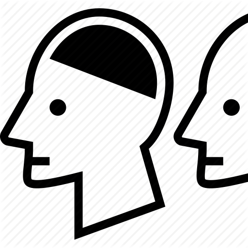 Follow, Gossip, Head, Human, People, Person, Talk Icon