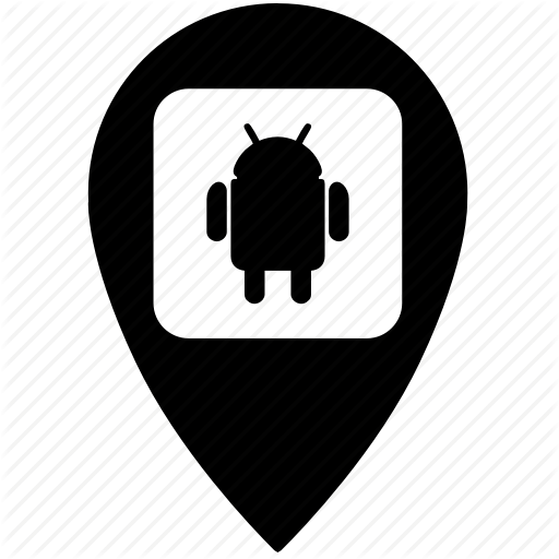 Android, Geo, Gps, Location, Place, Robot Icon