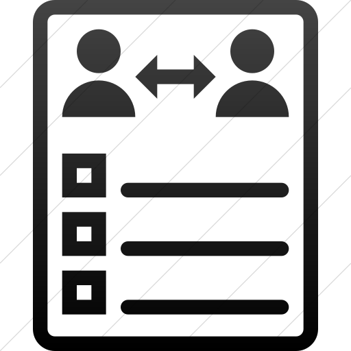 Simple Black Gradient Iconathon Peer Evaluation Icon