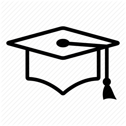 Cap, College, Diploma, Education, Graduation, Hat Icon