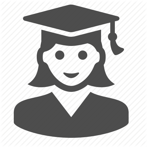 Education, Girl, Graduation Cap, Graduation Hat, Student Icon