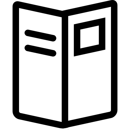 Open Card With Image And Text Icons Free Download