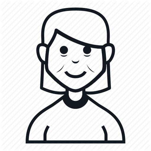 Avatar, Character, Grand Mother, Grandma, People, Smile, Woman Icon