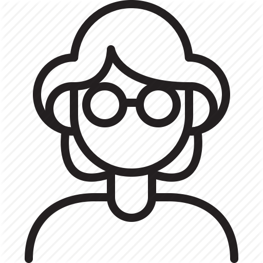 Avatar, Grandma, Icon, Line, Person, User, Woman Icon