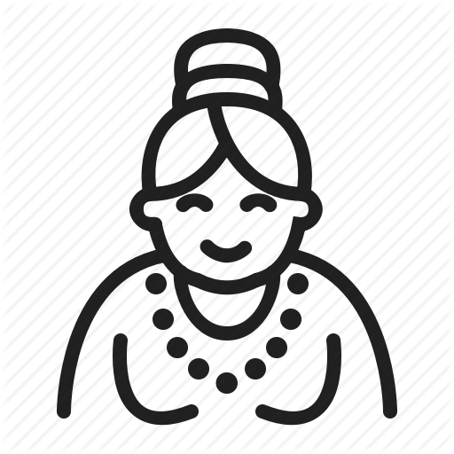 Care, Elderly, Grandma, Grandmather Icon