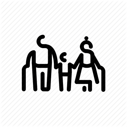 Elder, Grandparents, Parents, People Icon