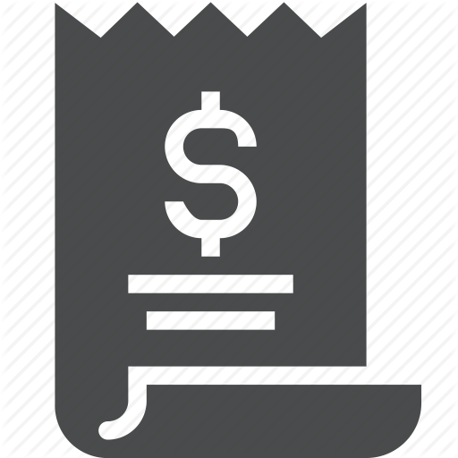 Bill, Grant, Invoice, Loan, Receipt, Voucher Icon