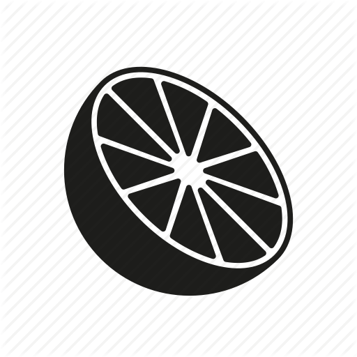 Food, Freshness, Fruit, Grapefruit, Half, Orange Icon