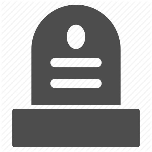 Cemetery, Dead, Death, Funeral, Grave, Tomb Stone, Tombstone Icon