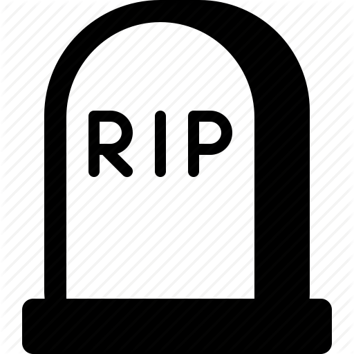 Death, Grave, Graveyard, Halloween, Rip, Tomb, Tombstone Icon