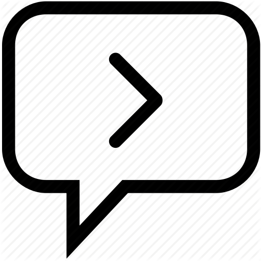 Greater Than, Greater Than Bubble, Right Arrow, Right Chevron