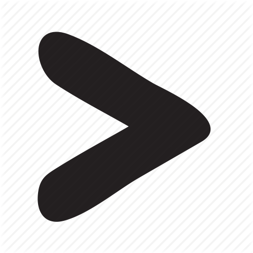 Chevron, Forward, Greater Than, Less Than, More Than, Next