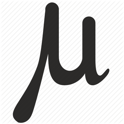 Alphabet, Greek, Letter, Mu Icon