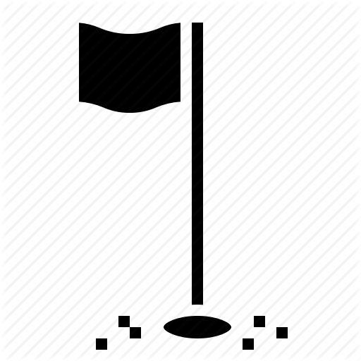 Birdy, Flag, Green, Hole Icon