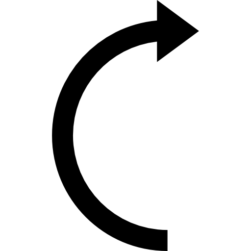 Right Curved Arrow