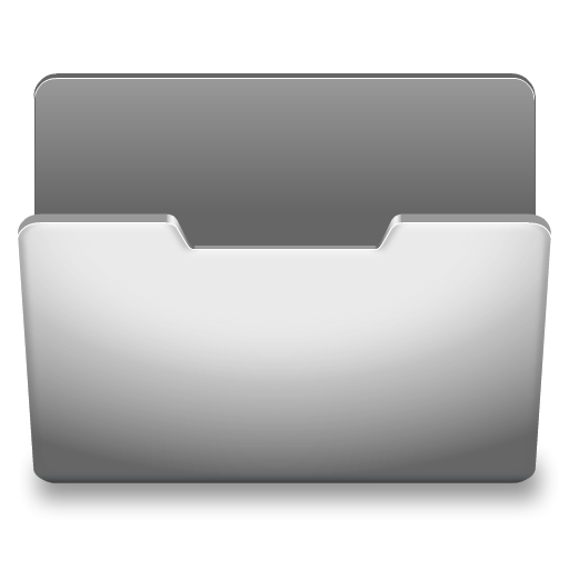 Aluminum Grey Open Icon