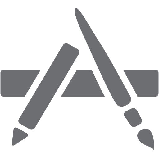 App, Application, Applications, Grey Icon