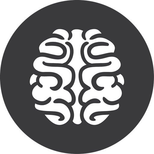 Brain, Games, Grey Icon