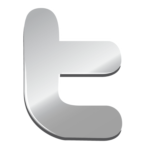 Twitter Silver Icon
