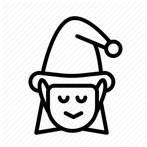 Christmas, Elf, Female, Party, Winter Icon