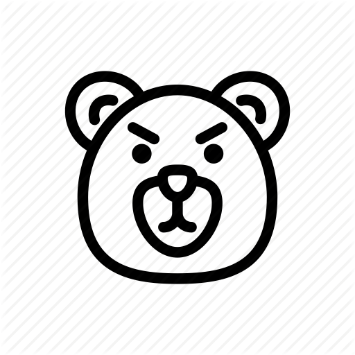 Animal, Bear, Face, Grizzly, Head, Polar Bear, Wild Icon