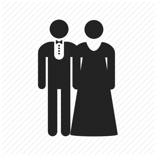 Bride, Couple, Groom, Love, Marriage, Wedding Icon