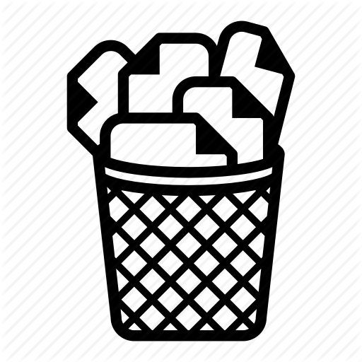 Trashcan Drawing Black And White Transparent Png Clipart Free
