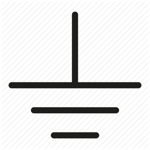 Computer, Electricity, Electronics, Gnd, Ground Icon