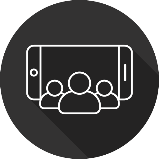 Group, Mobile, Smartphone, Phone, Chat Icon Free Of Digital